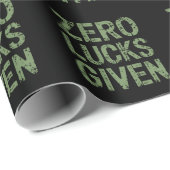 Zero Lucks verabreicht St Paddy's Day Unglaublich Geschenkpapier (Rolleneckpunkt)