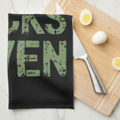 Zero Lucks verabreicht St Paddy's Day Unglaublich Geschirrtuch (Viertel Falte)