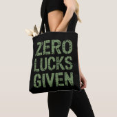 Zero Lucks verabreicht St Paddy's Day Unglaublich Tasche (Von Nahem)