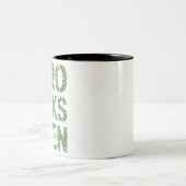 Zero Lucks verabreicht St Paddy's Day Unglaublich Zweifarbige Tasse (Mittel)