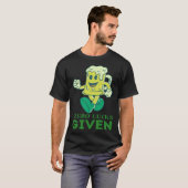 Zero Lucks verabreicht St Patrick's Day St Paddys T-Shirt (Vorne ganz)