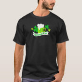 Zero Lucks zum Funny St Patrick's Day Kleeblatt Q T-Shirt (Vorderseite)