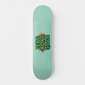 Zero Lucks zum St. Patrick's Day Skateboard (Vorderseite)