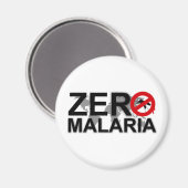 Zero Malaria Magnet (Vorderseite/Rückseite)