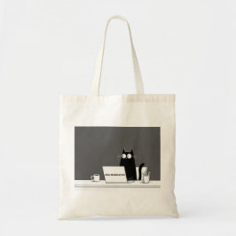 Zero Meowtivation Katze – Lustiger Fauler Arbeits- Tragetasche