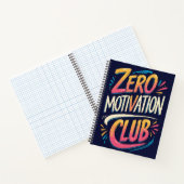 Zero Motivation Club Notebook Notizblock (Innenseite)