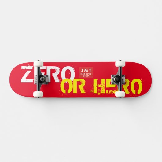 ZERO ODER HERO Skateboard (Horizontal)