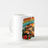 Zero Pläne Maximum Vibes Katzen-Mug Kaffeetasse (Vorderseite Links)