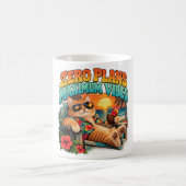 Zero Pläne Maximum Vibes Katzen-Mug Kaffeetasse (Mittel)