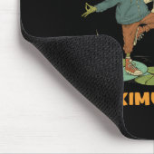 Zero plant Maximum Vibes Funny Frog Hoodie Chill V Mousepad (Ecke)