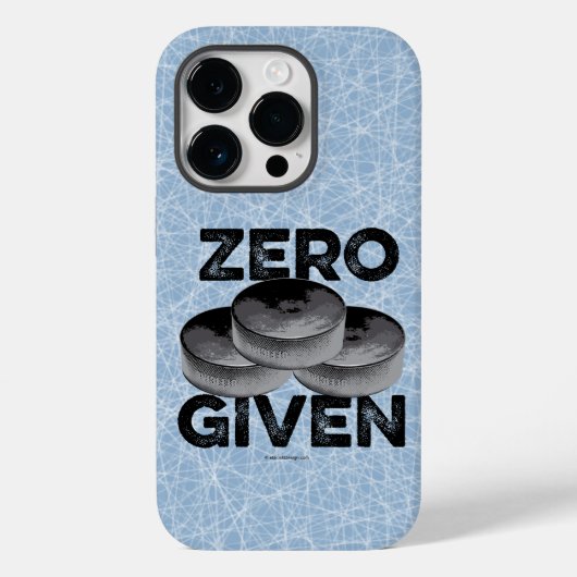 Zero Pucks gegeben (Hockey) Case-Mate iPhone Fall Case-Mate iPhone Hülle (Rückseite)