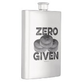 Zero Pucks gegeben (Hockey Flasche) Flachmann (Rechts)