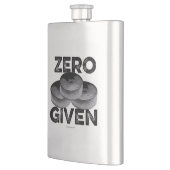 Zero Pucks gegeben (Hockey Flasche) Flachmann (Links)