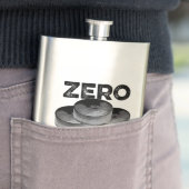 Zero Pucks gegeben (Hockey Flasche) Flachmann (Beispiel)