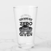 Zero Pucks gegeben (Hockey) Glas (Rückseite)