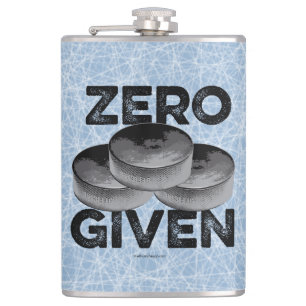 Zero Pucks Given (Hockey) Flask Flachmann