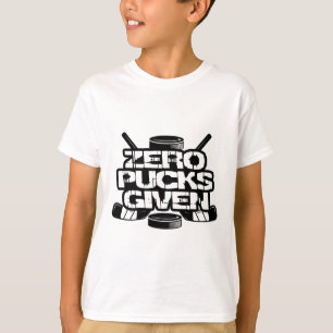 Zero Pucks Given Lustiger Eishockey  T-Shirt