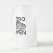 Zero Pucks Given Mattglas Bierglas (Vorderseite Links)