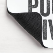 Zero Pucks Given Sarcastic Adult Hockey Men's Wome Mousepad (Ecke)