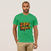 Zero Regrets Graffiti Lettern Art T-Shirt (Vorne ganz)