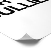 ZERO TOLERANCE FÜR BULLIEN POSTER (Ecke)