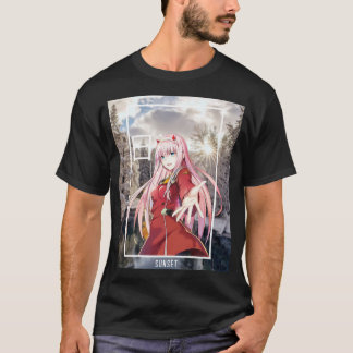 Zero Two Sonnenuntergang T-Shirt