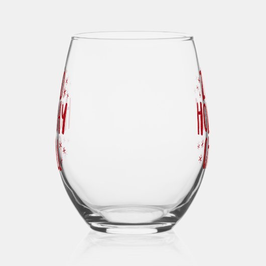 Zero Urlaub Chillout Spaß Imitate Roter Glitzer We Weinglas Ohne Stiel (Links)