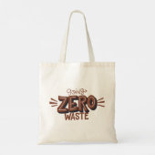 Zero-Waste-Minimalismus-Tragetasche Tragetasche (Rückseite)