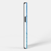 Zero Waste (Ozeanblau) iPhone Hülle (Rechte Seite)