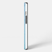 Zero Waste (Ozeanblau) iPhone Hülle (Linke Seite)