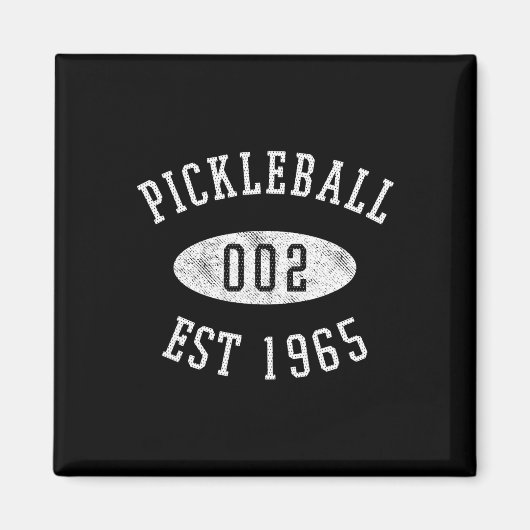 Zero Zero Two Lustiges Pickleball Magnet (Vorne)