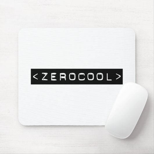 Zerocool Häcker Mousepad (Mit Mouse)