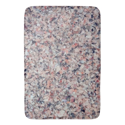 Zerquetschter Muscheln-Strand Badematte (Vorderseite Vertikal)