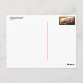 Zerquetschter Notbug Postkarte (Rückseite)