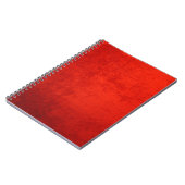 ZERQUETSCHTER ROTER SAMT NOTIZBLOCK (Linke Seite)