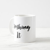 Zerquetschung es Kaffee-oder Tee-Tasse Kaffeetasse (Vorderseite Links)