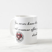 Zerreißen Sie Sie getrenntTasse Kaffeetasse (Vorderseite Links)