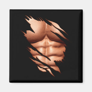 Zerrissene Abs Clic Lustig Magnet
