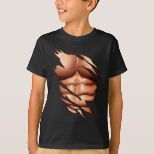 Zerrissene Abs Clic Lustig T-Shirt