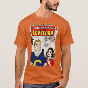 Zerrissene Comic-Buch-Cover Retro Herzzerbrochen V T-Shirt
