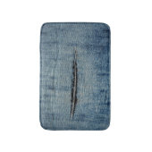 Zerrissene Jeans Badematte (Vorderseite Vertikal)