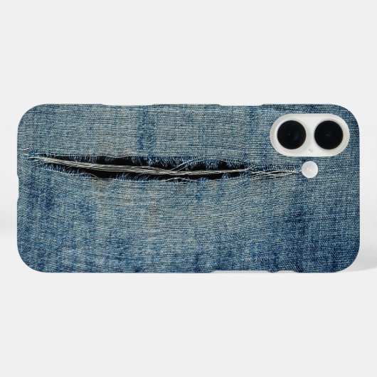 Zerrissene Jeans Case-Mate iPhone Hülle (Rückseite (Horizontal))