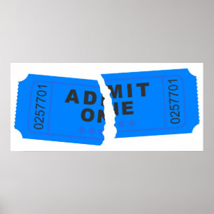 Zerrissene Karte Poster