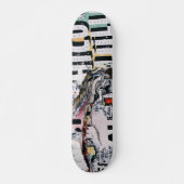 Zerrissene Kunst Skateboard (Vorne)