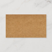 Zerrissene Papier- und PappVisitenkarte Visitenkarte (Rückseite)