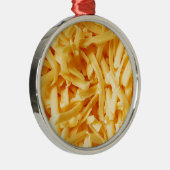 Zerrissener Cheddar-Käse Ornament Aus Metall (Rechts)