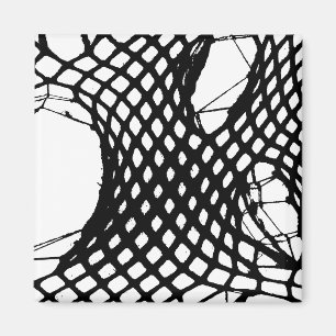 Zerrissener Fishnets-Magnet Magnet