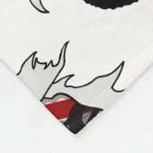 Zerrissenes BMX Fahrrad Fleecedecke (Ecke)