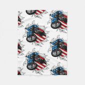 Zerrissenes BMX Fahrrad Fleecedecke (Vorderseite)