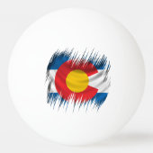 Zerrissenes Colorado Tischtennisball (Rückseite)